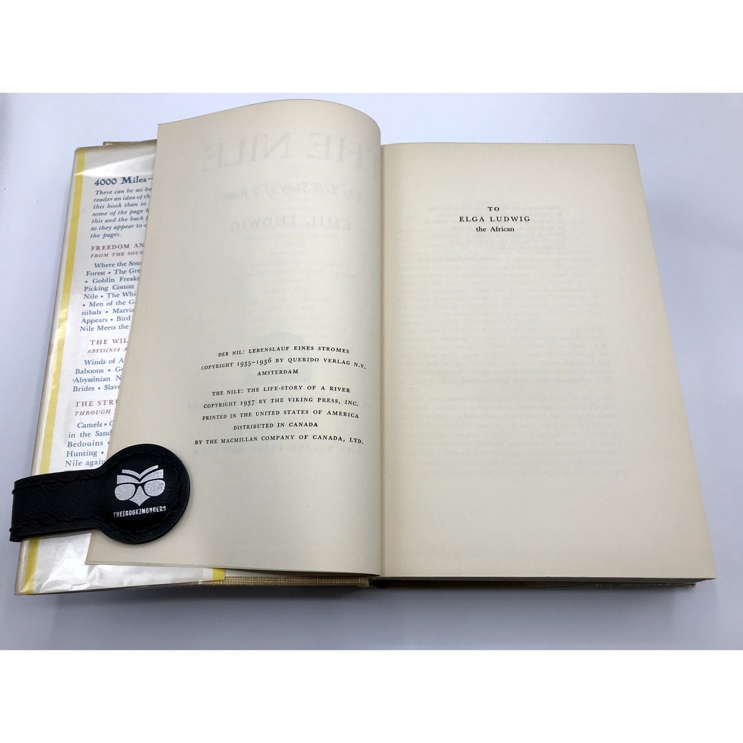 The Nile: The Life Story of a River Hardcover by Emil Ludwig 1937 1st Edition