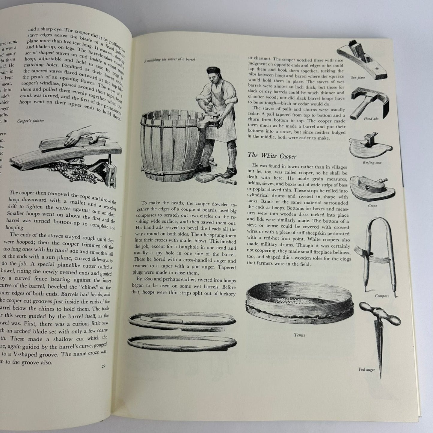 Colonial Craftsmen Edwin Tunis 1965 Illustrated American History Crowell
