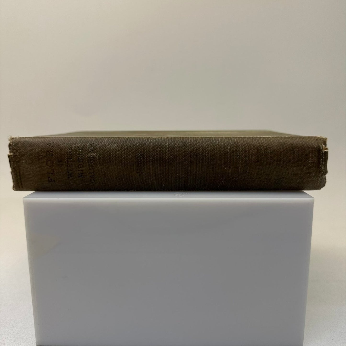A Flora of Western Middle California Jepson 1911 Second Ed Botany Vintage HC