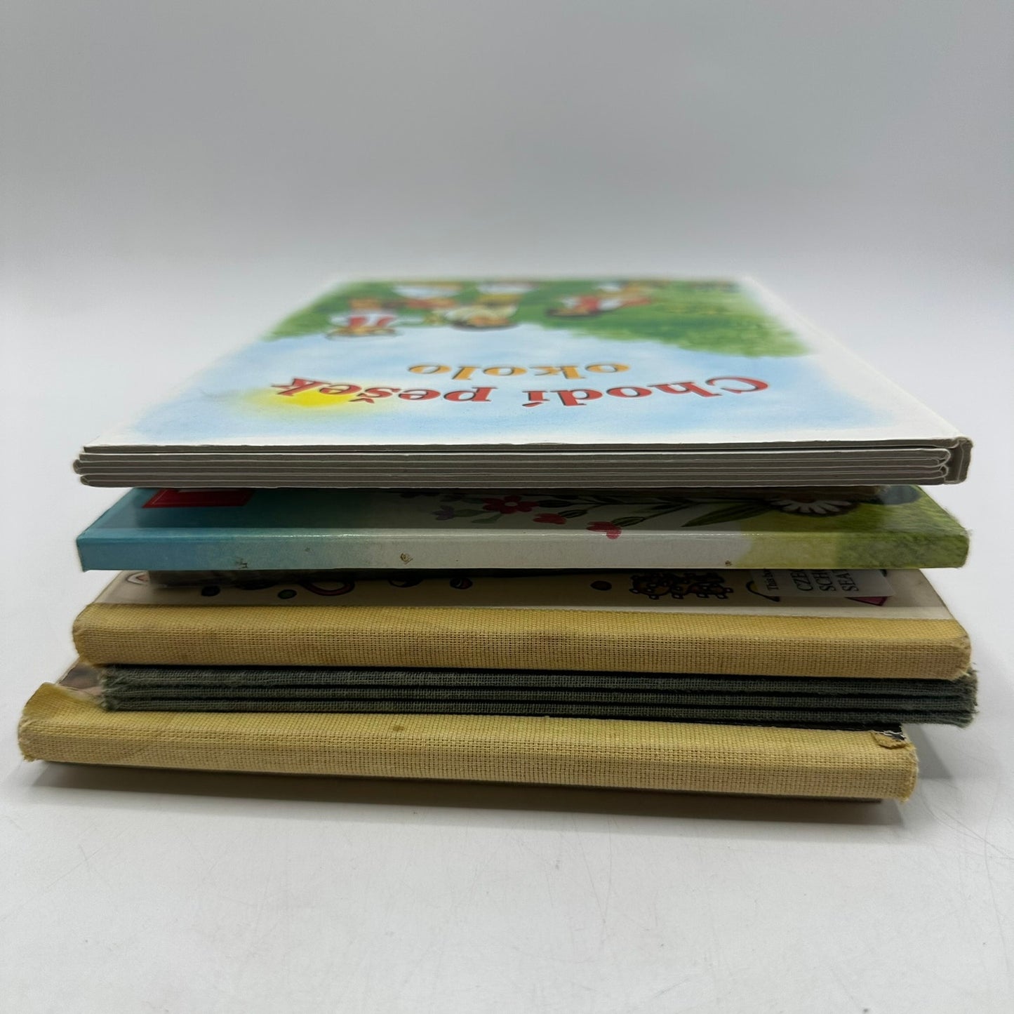 Czech Childrens Board Books Lot of 8 Bedtime Stories Nursery Rhymes Animals