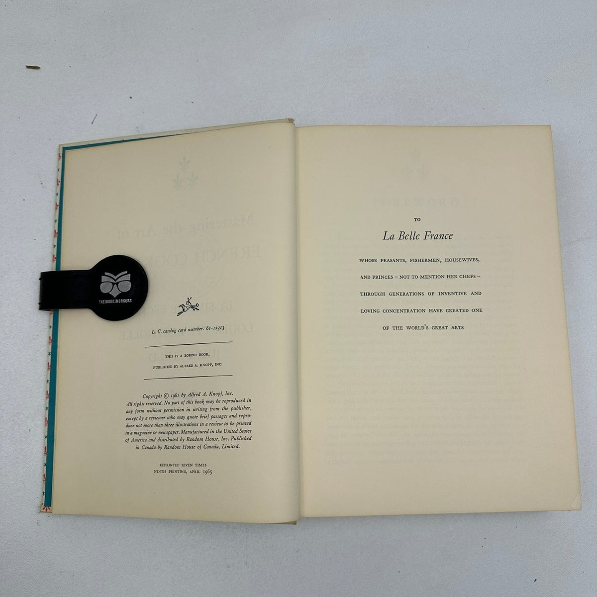 Mastering the Art of French Cooking Julia Child 1965 Cookbook Knopf Vintage