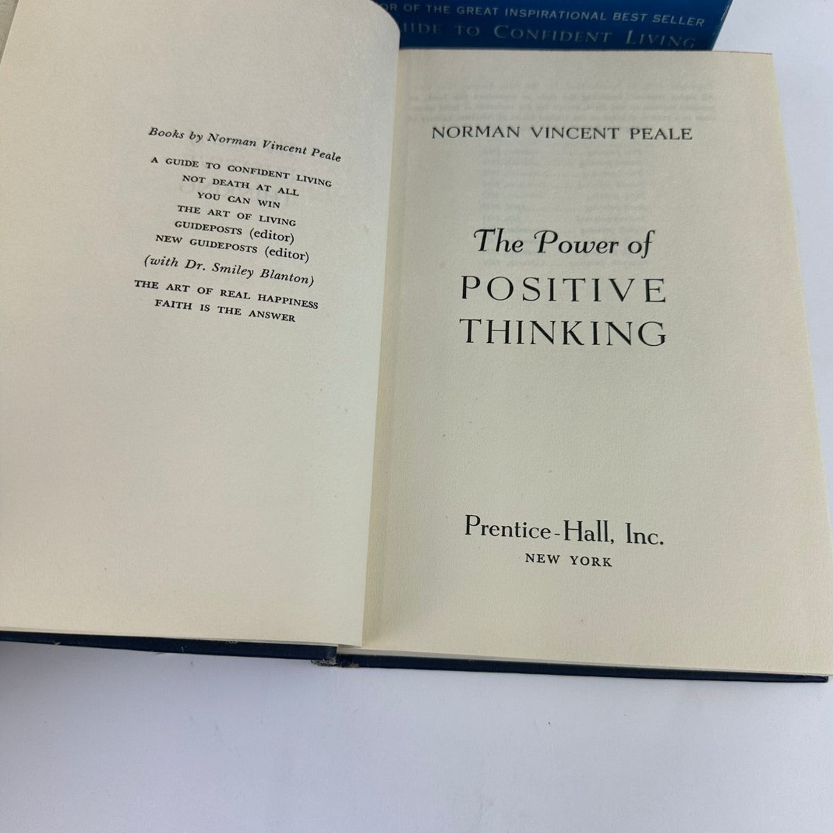 The Power of Positive Thinking Norman Vincent Peale 1952 Deluxe Gift Edition