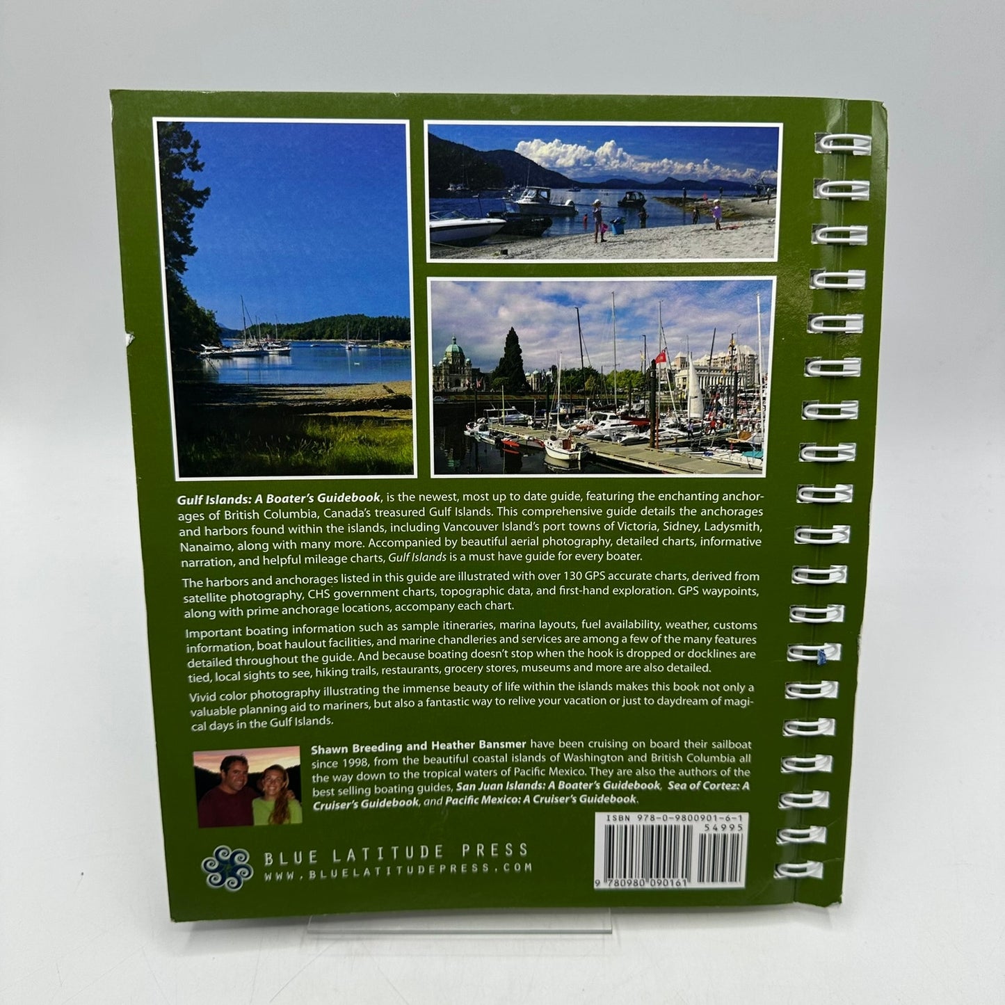 Gulf Islands A Boaters Guidebook Shawn Breeding and Heather Bansmer Spiral Bound