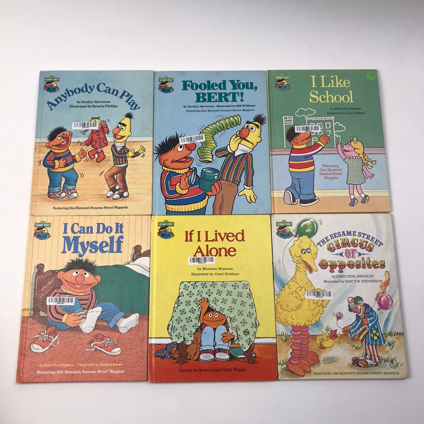 Sesame Street Book Club Lot of 30 Bert Ernie Grover Big Bird Childrens Stories