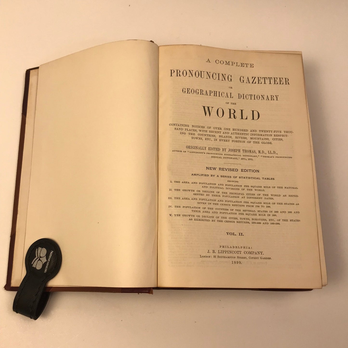 Lippincotts Pronouncing Gazetteer of the World Biographical Dictionary Lot of 4