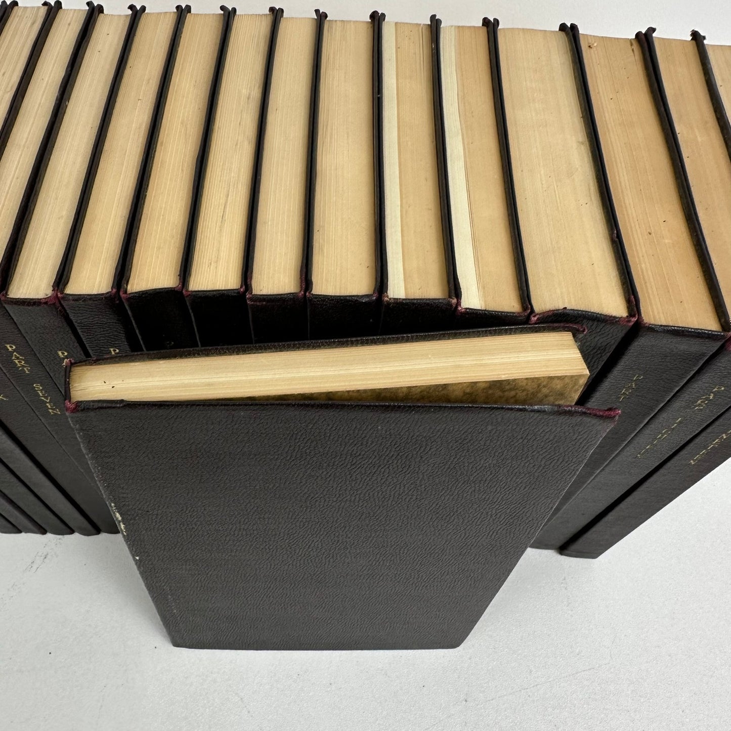 Delphian Text 19 Volumes plus Topical Outlines Leather Bound History Philosophy