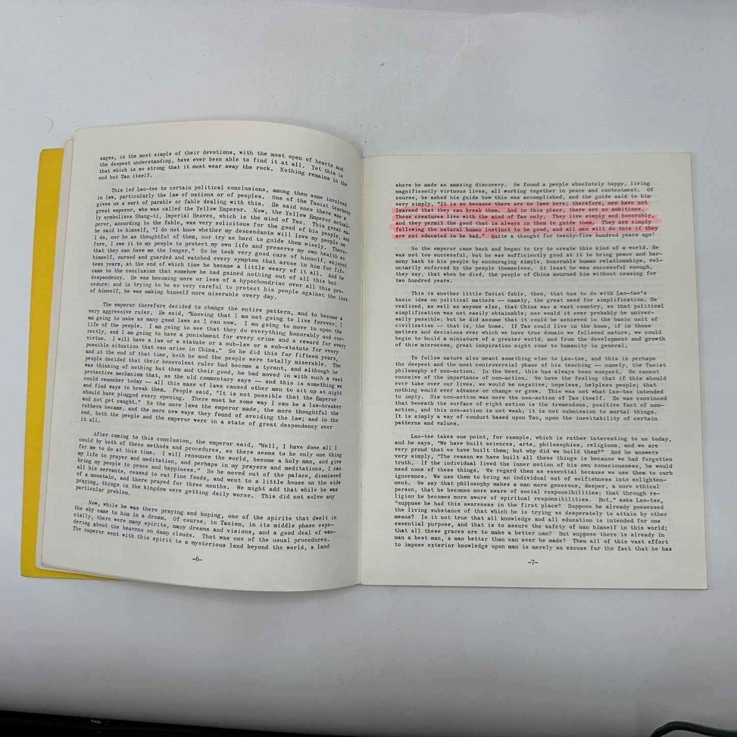 White Bird of Tao Manly P. Hall 1964 Second Edition Philosophy Taoism PRS