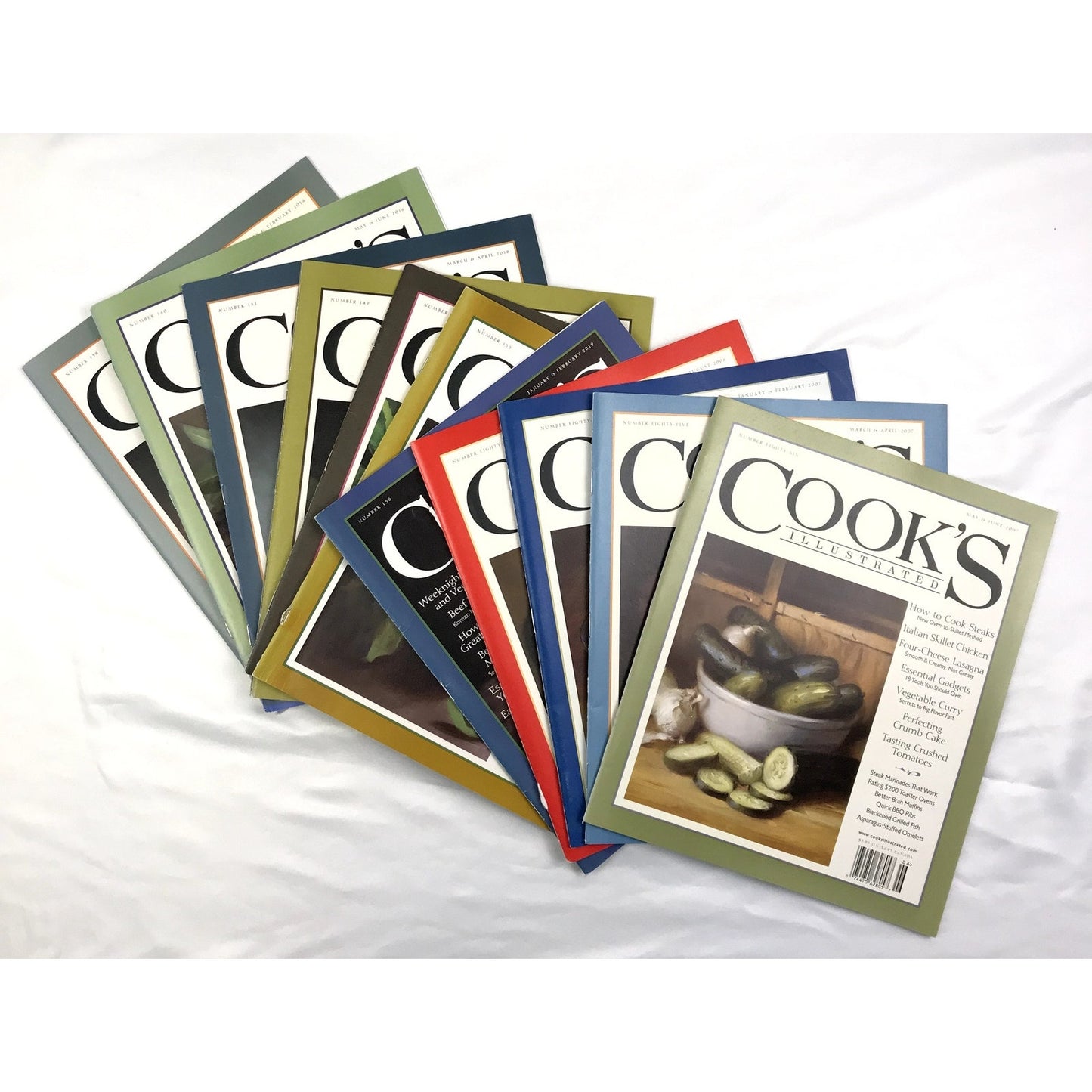 Cook's Illustrated Magazines Lot of 33 2000-2016 100s of Recipes & Cooking Tips
