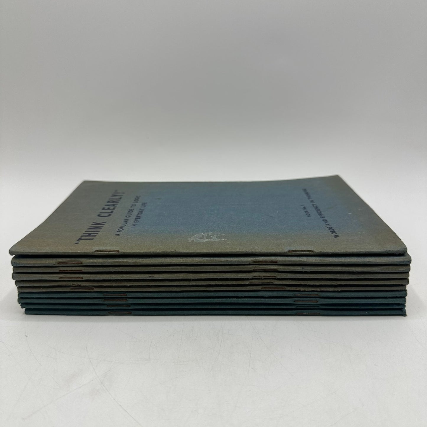 Think Clearly Popular Guide to Logic in Everyday Life D J Moxley Complete 10 Vol