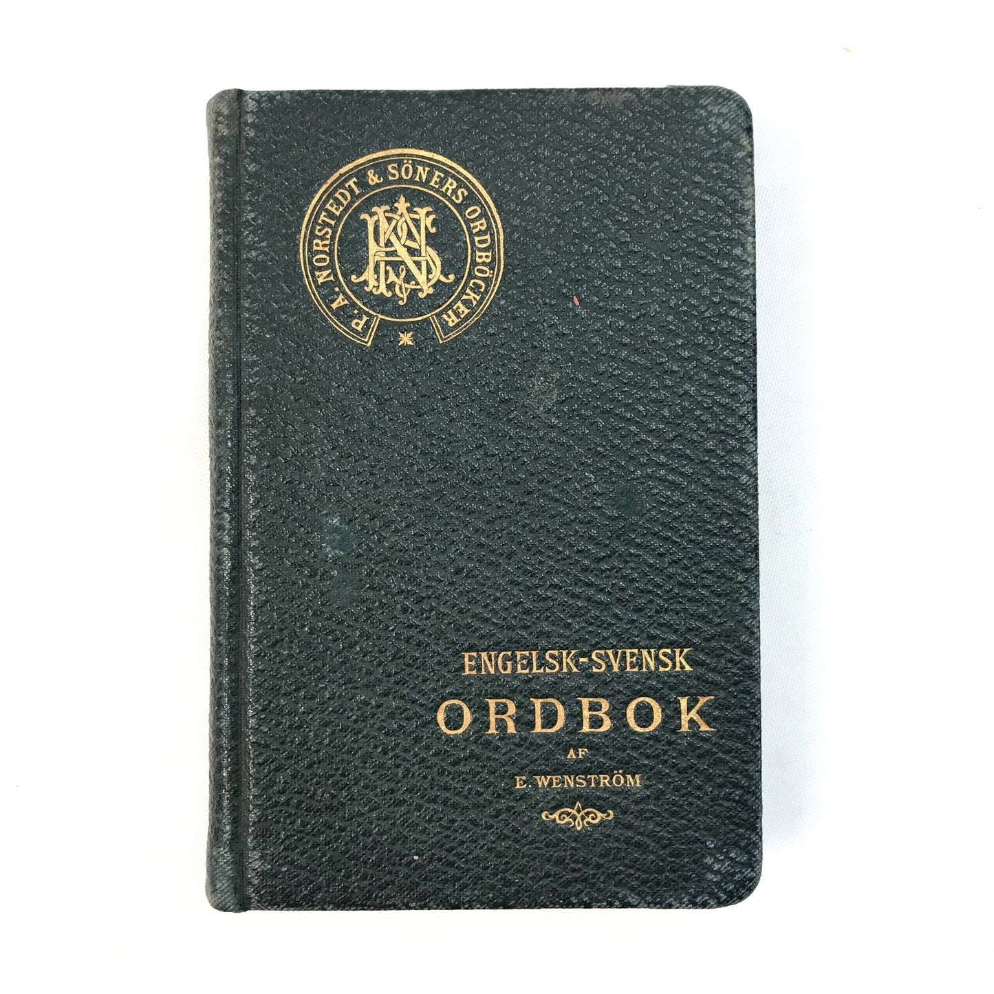 English-Swedish Dictionary Edm Wenstrom Leather Bound Language Education 1902