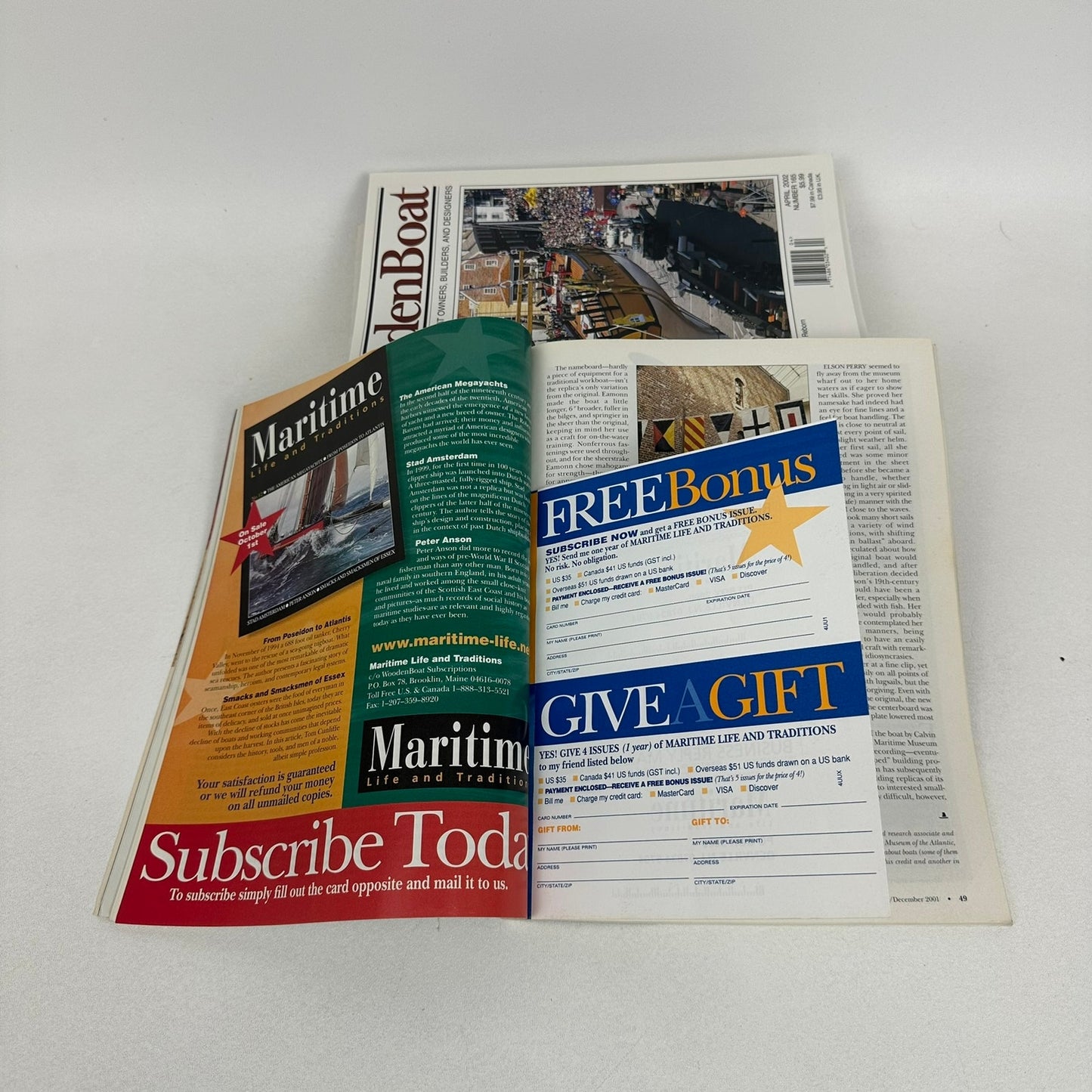 Wooden Boat Magazine Lot of 10 Issues Sailing Shipbuilding Nautical Maritime