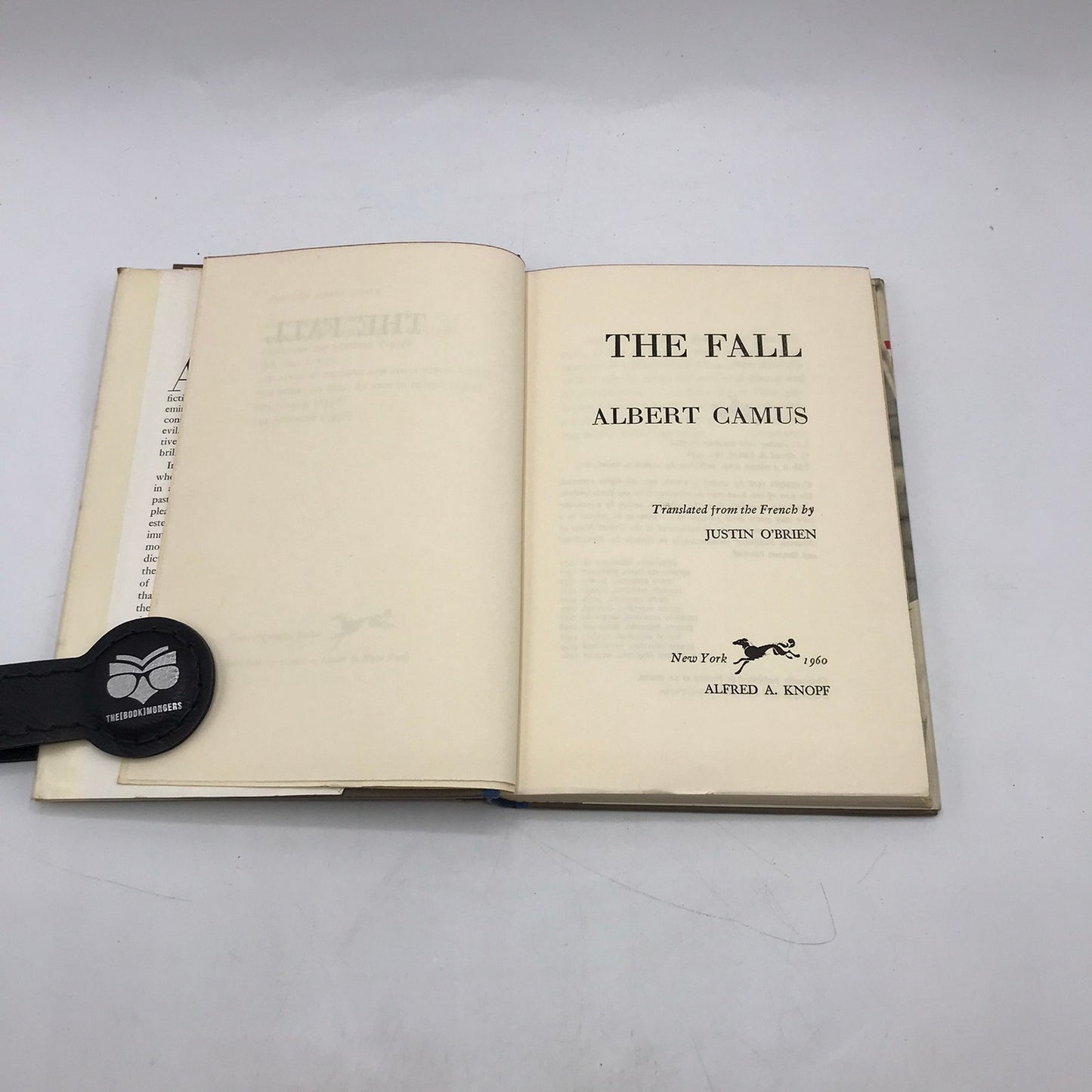 The Fall Hardcover Book Philosophical Novel by Albert Camus 1960 11th Printing