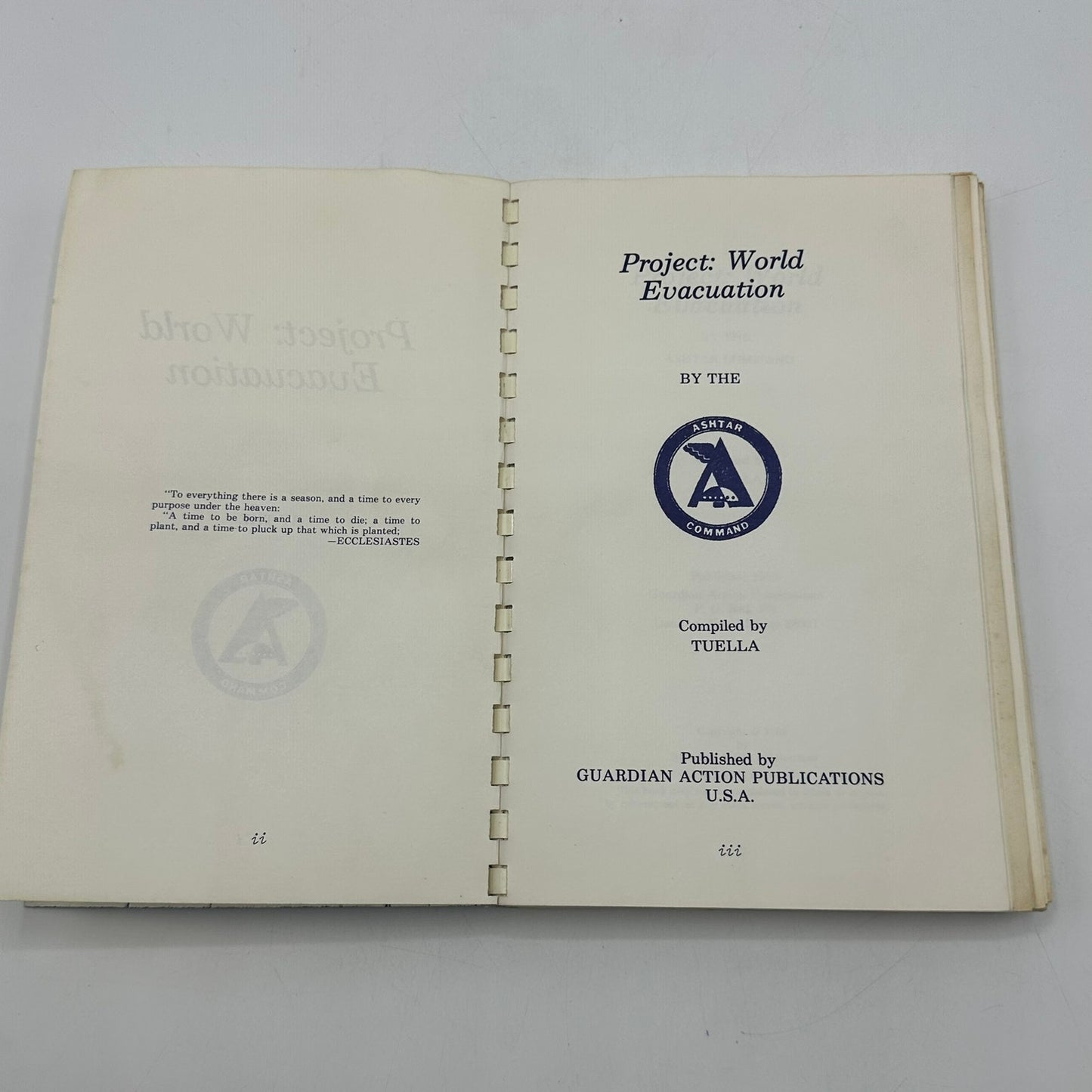 Project World Evacuation Ashtar Command Tuella Mind Body Spirit Science Esoteric