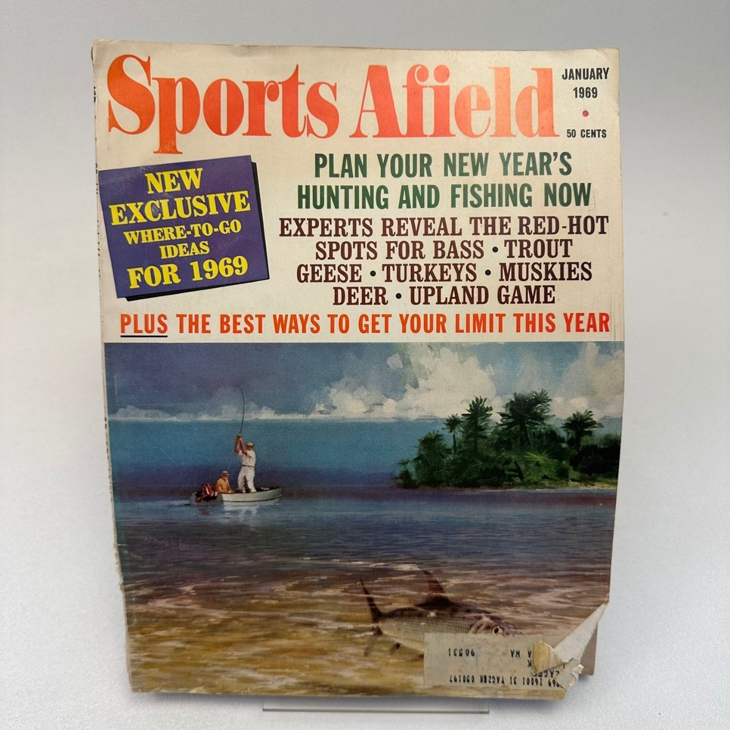 Sports Afield January 1969 Vintage Hunting Fishing Outdoors Magazine Hearst
