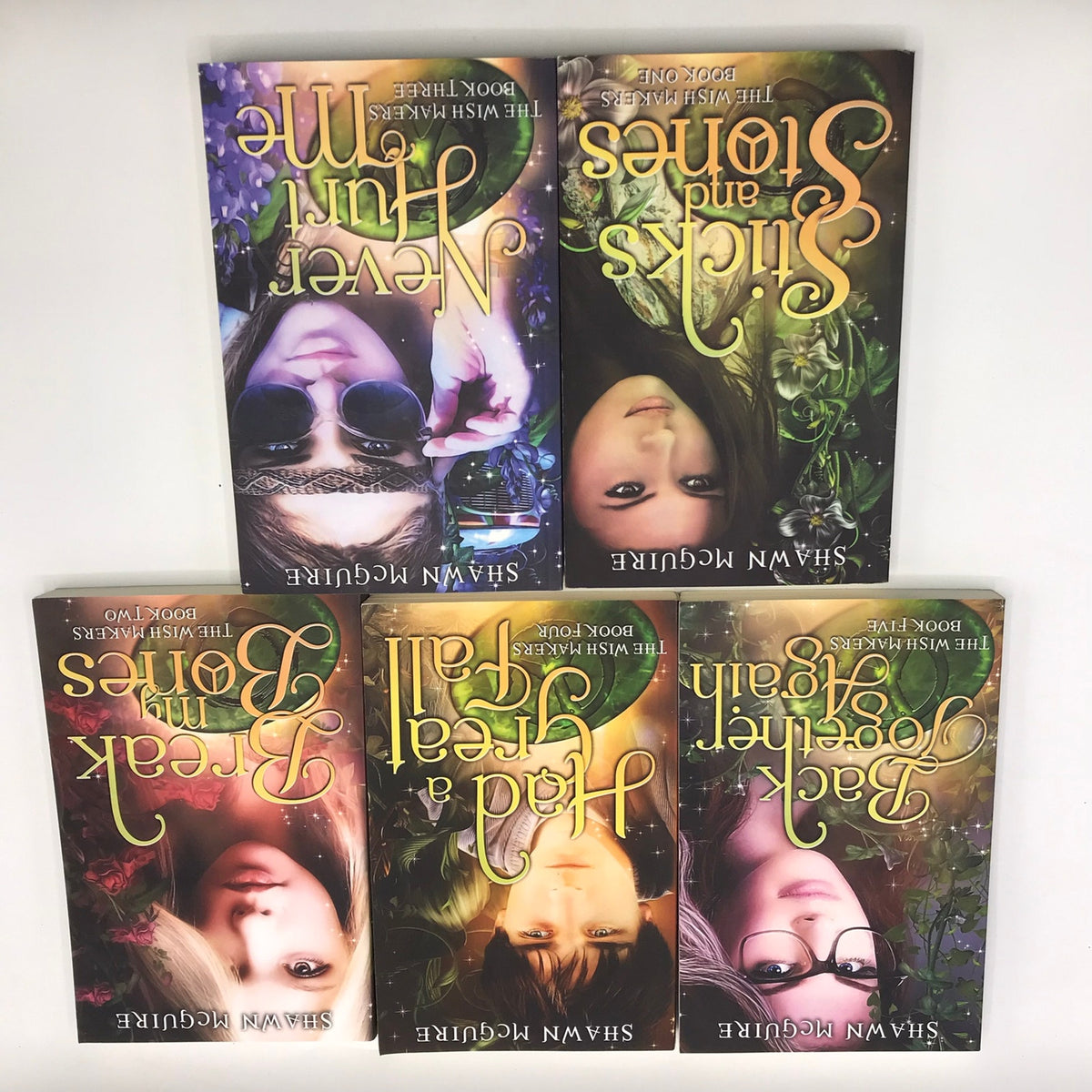 The Wish Makers Books 1-5 by Shawn McGuire All Signed Paranormal Fiction