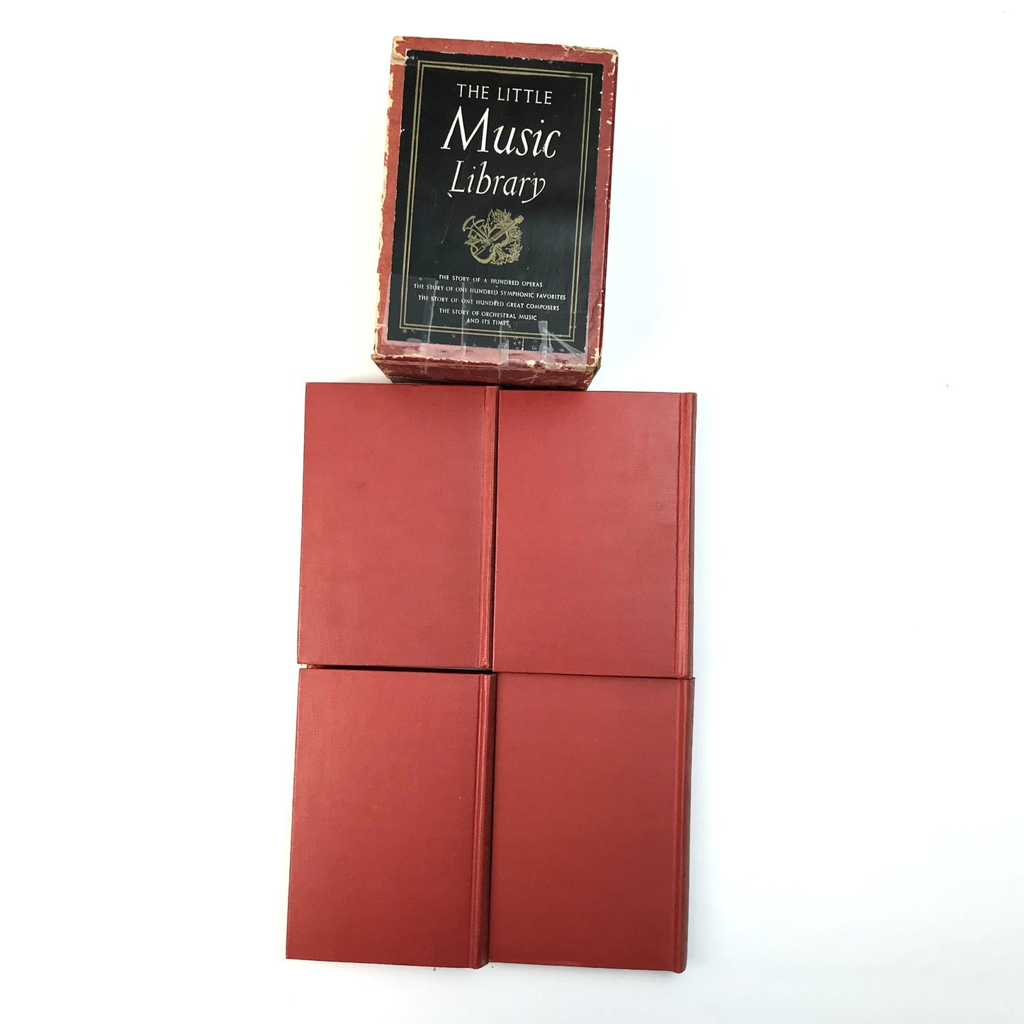 The Little Music Library Box Set by Helen L. Kaufman 1943 (4 Hardcover Books)