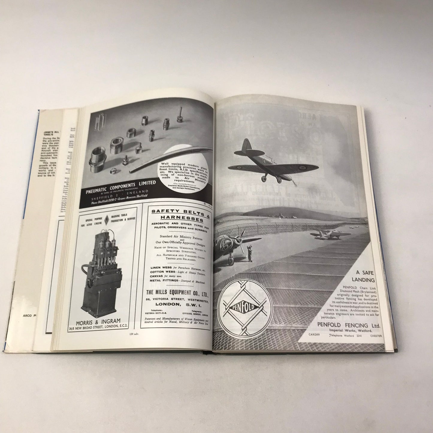 Janes All The Worlds Aircraft 1945-6 and 1985-86 Aviation Military History War