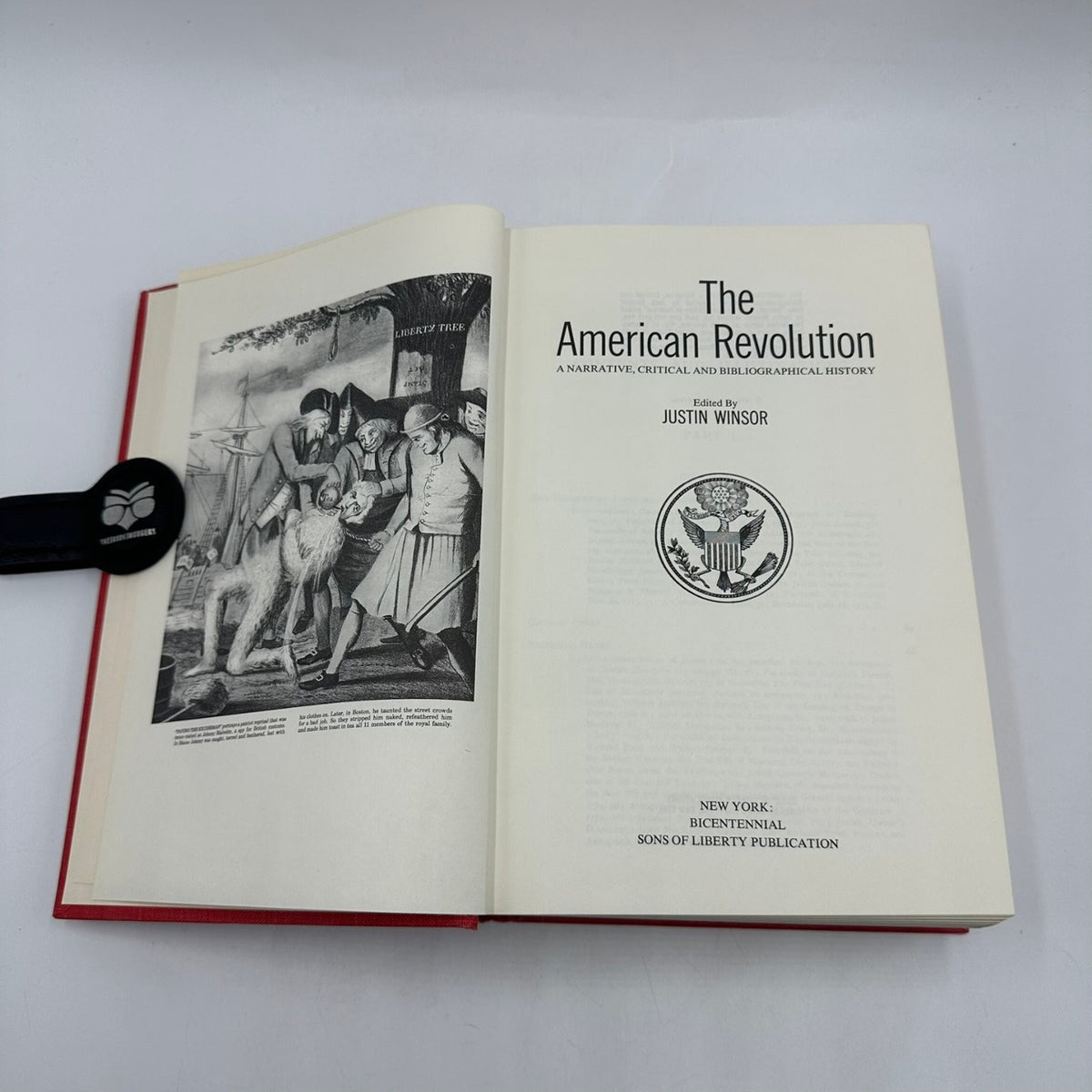 American Revolution Justin Winsor 1972 Bicentennial History Land's End Press