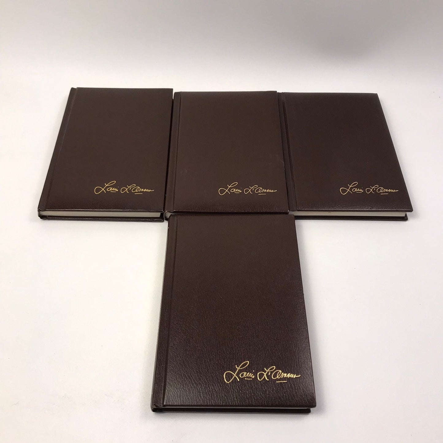 The Louis L Amour Short Stories Collection 49 Volumes Brown Leatherette Western