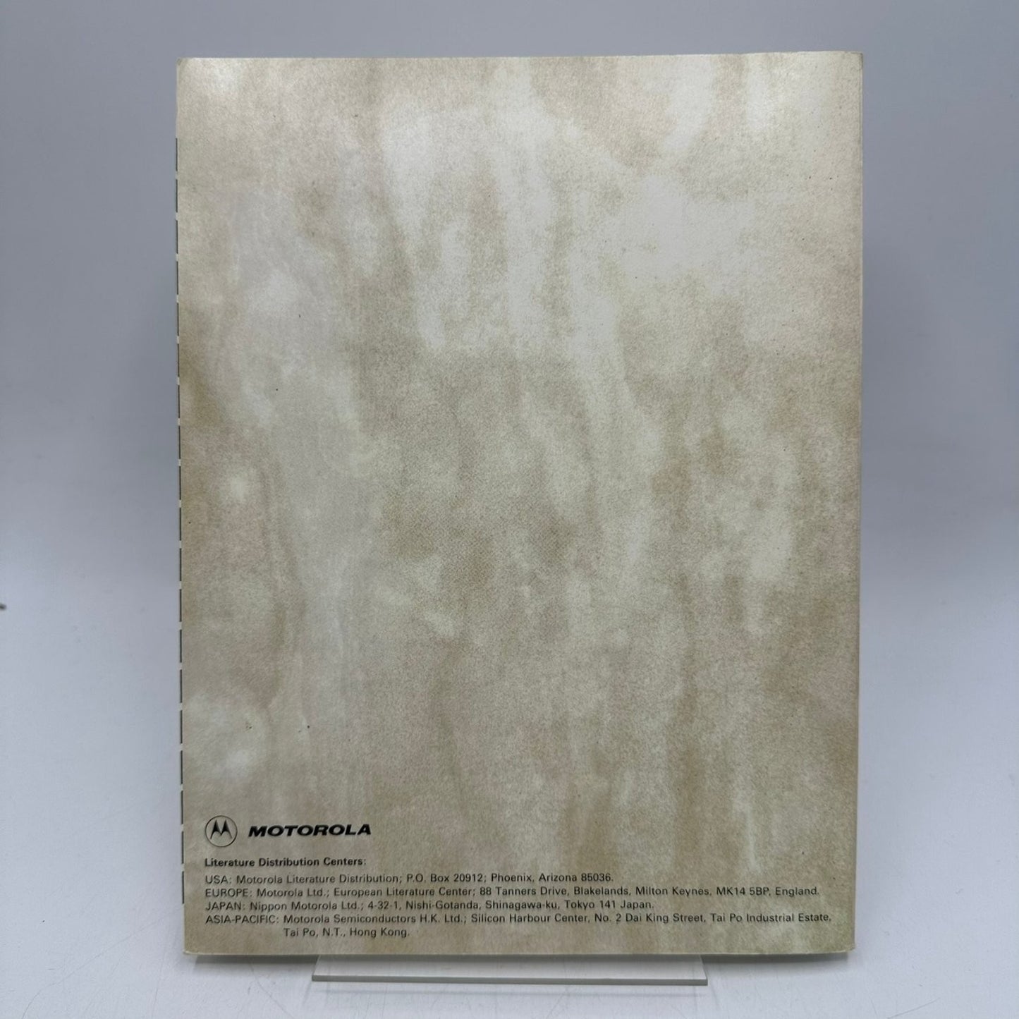 MC68332 User's Manual Motorola 1990 Microcontroller Microprocessor