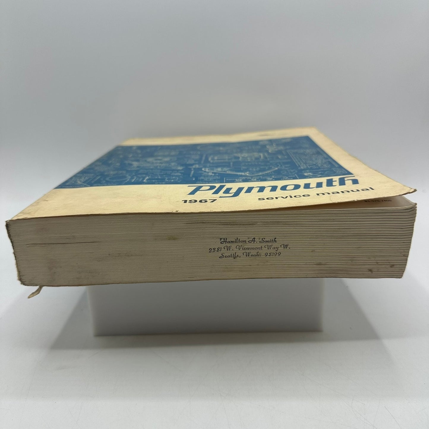 Plymouth OEM Service Manual 1967 Valiant Signet Belvedere Sport Fury Car Repair