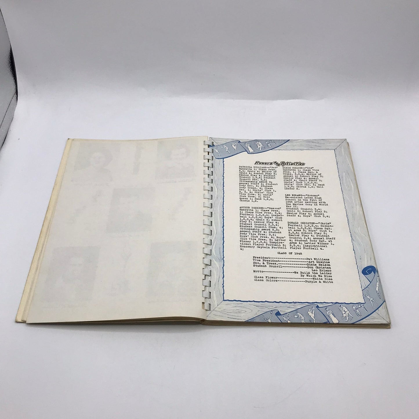 Le-Fran Log 1948 Lebam High School Yearbook Washington Photography Memorabilia