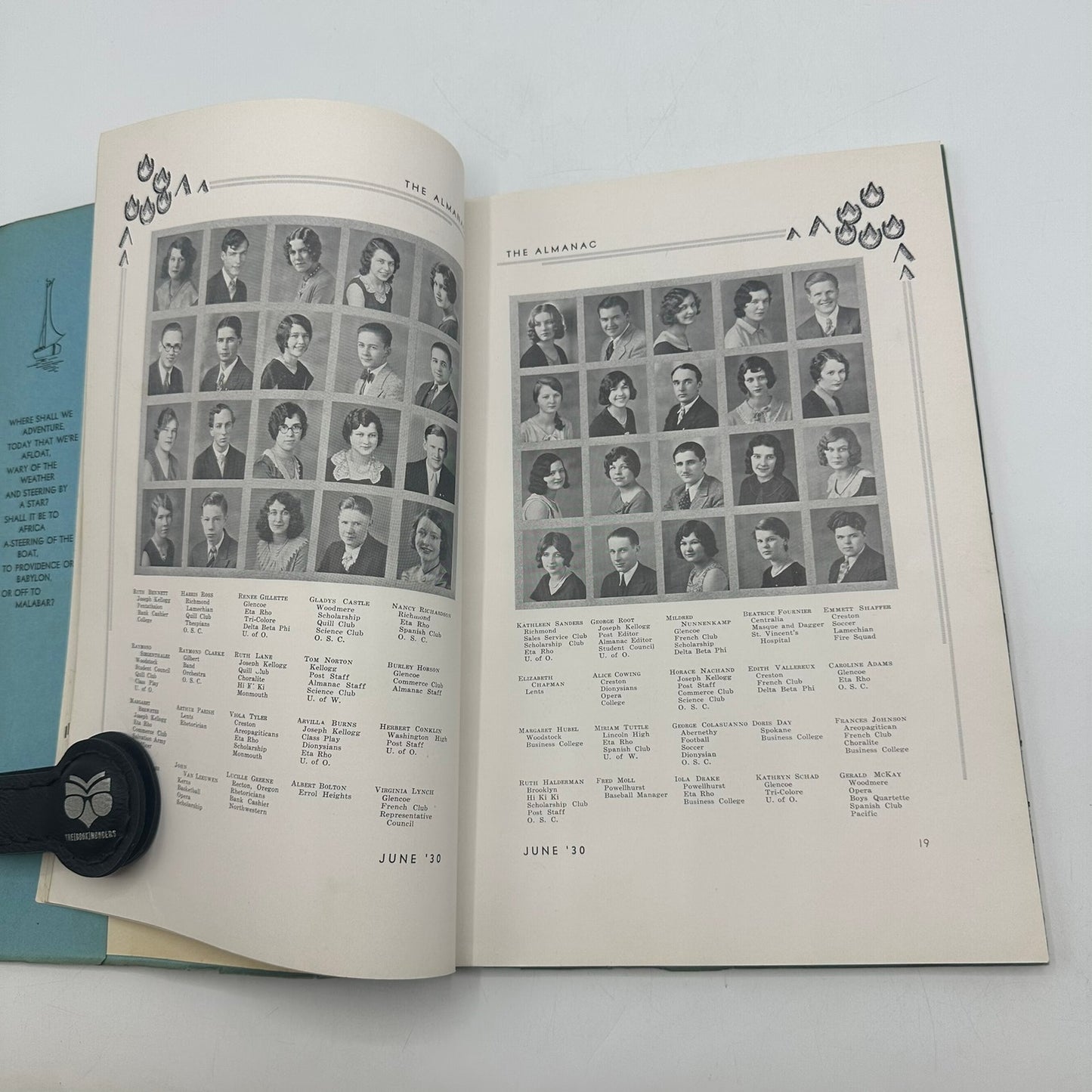 The Almanac June 1930 Franklin High School Yearbook Portland Historical Records