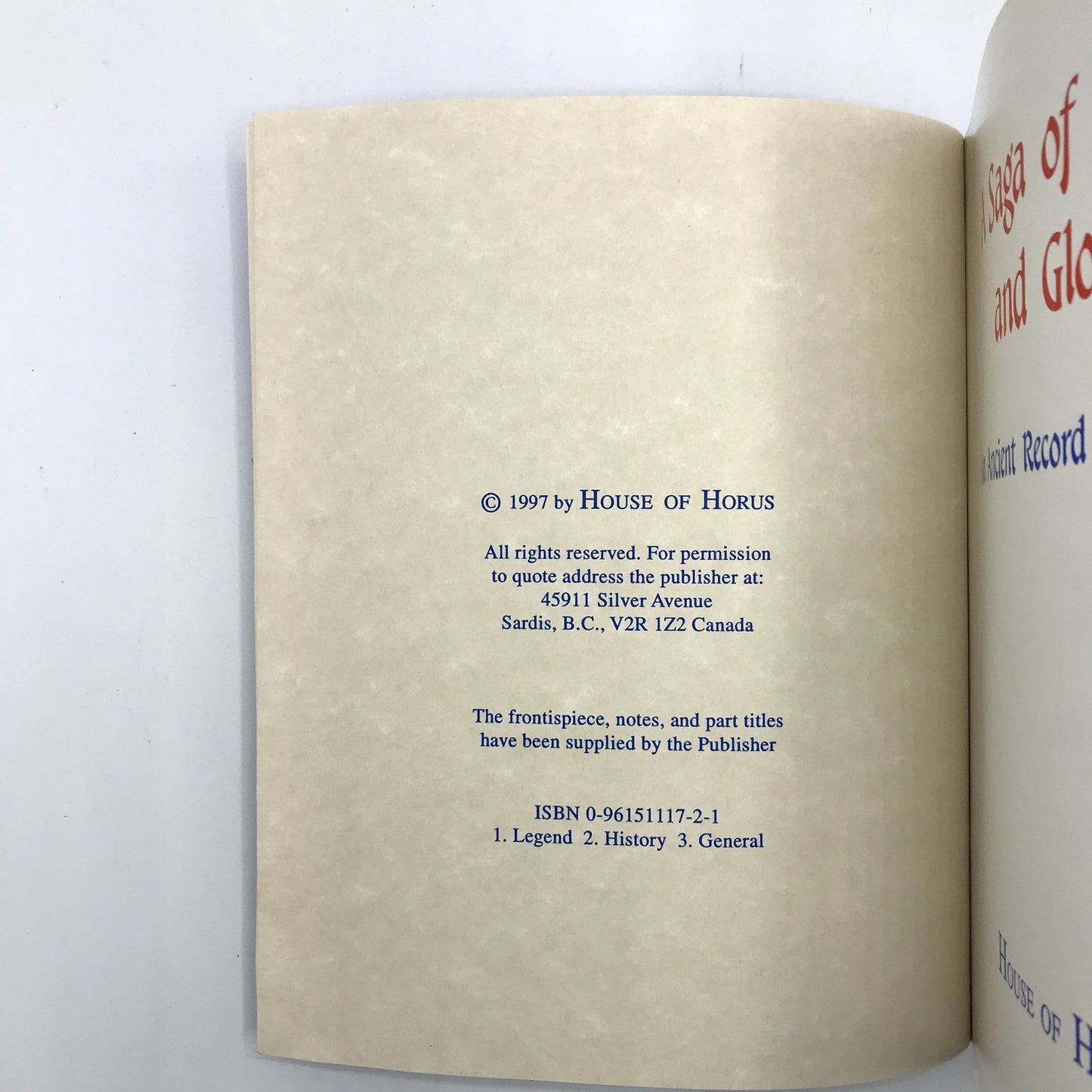 A Saga of Error and Glory Charles Muses Ancient Record Recounted Esoteric 1997