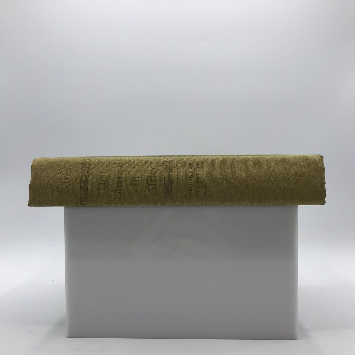 Last Chance in Africa Negley Farson Travel Literature Historical Nonfiction 1949