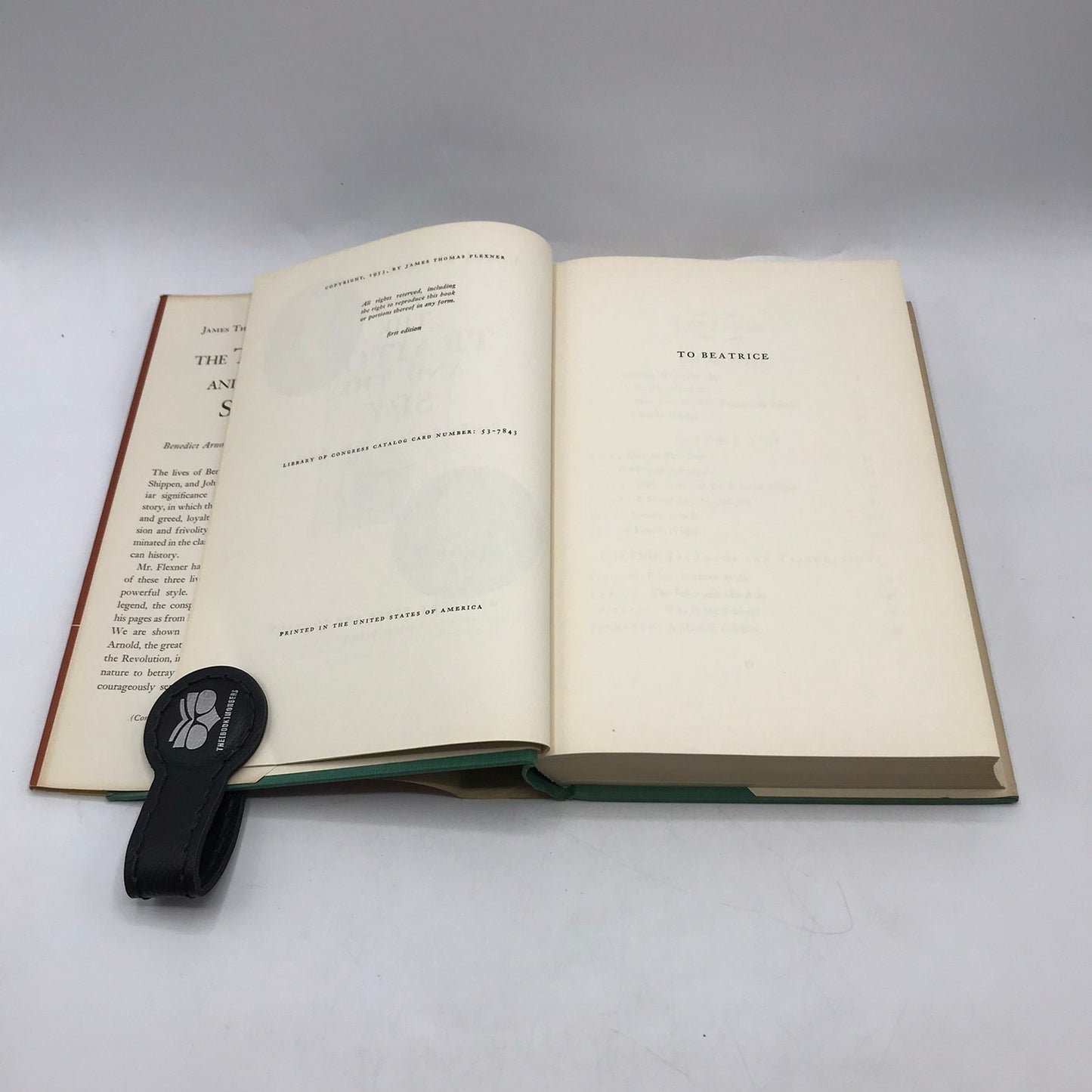 The Traitor And The Spy James Thomas Flexner American War History Biography 1953