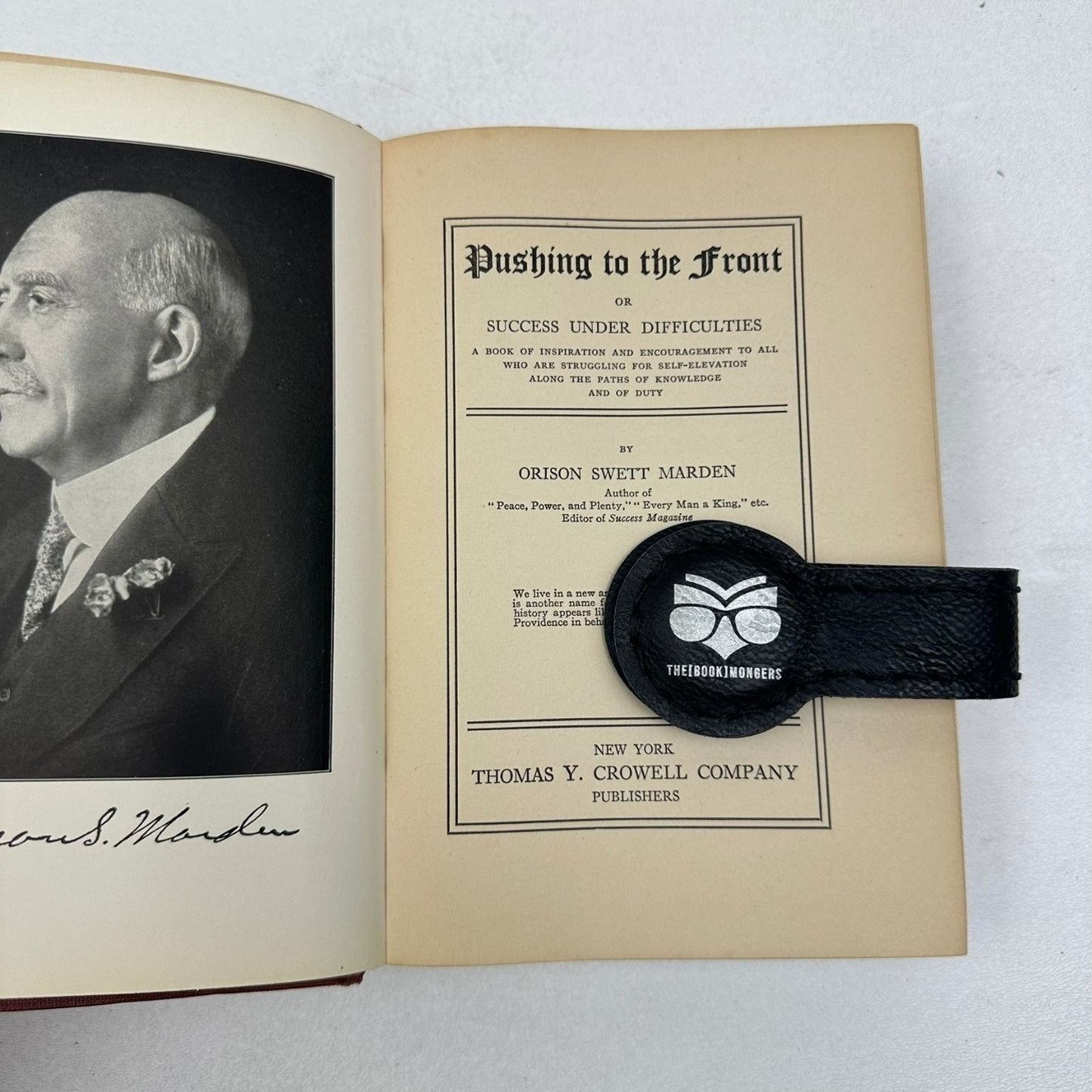 Pushing to the Front Orison Swett Marden 1917 Self-Help Motivational Crowell