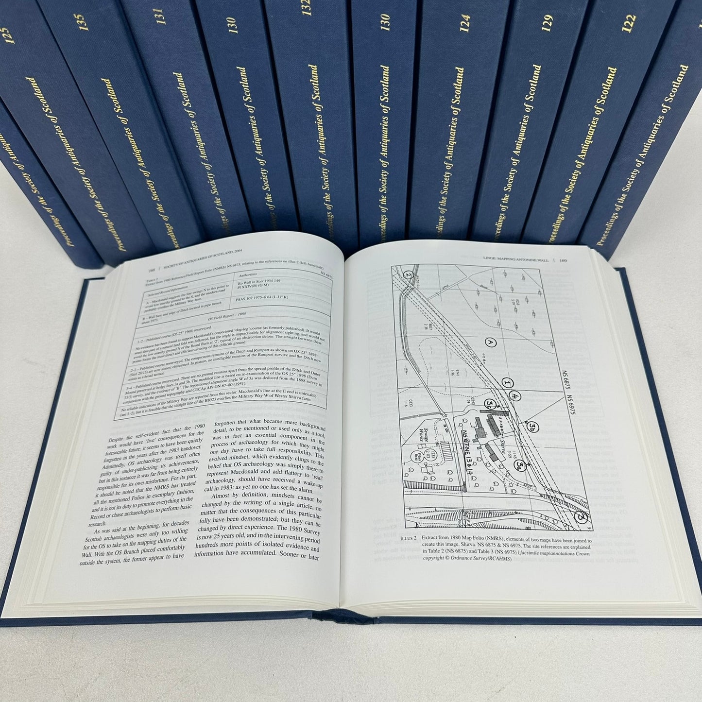 Proceedings of the Society of Antiquaries of Scotland 12 Volumes History Culture