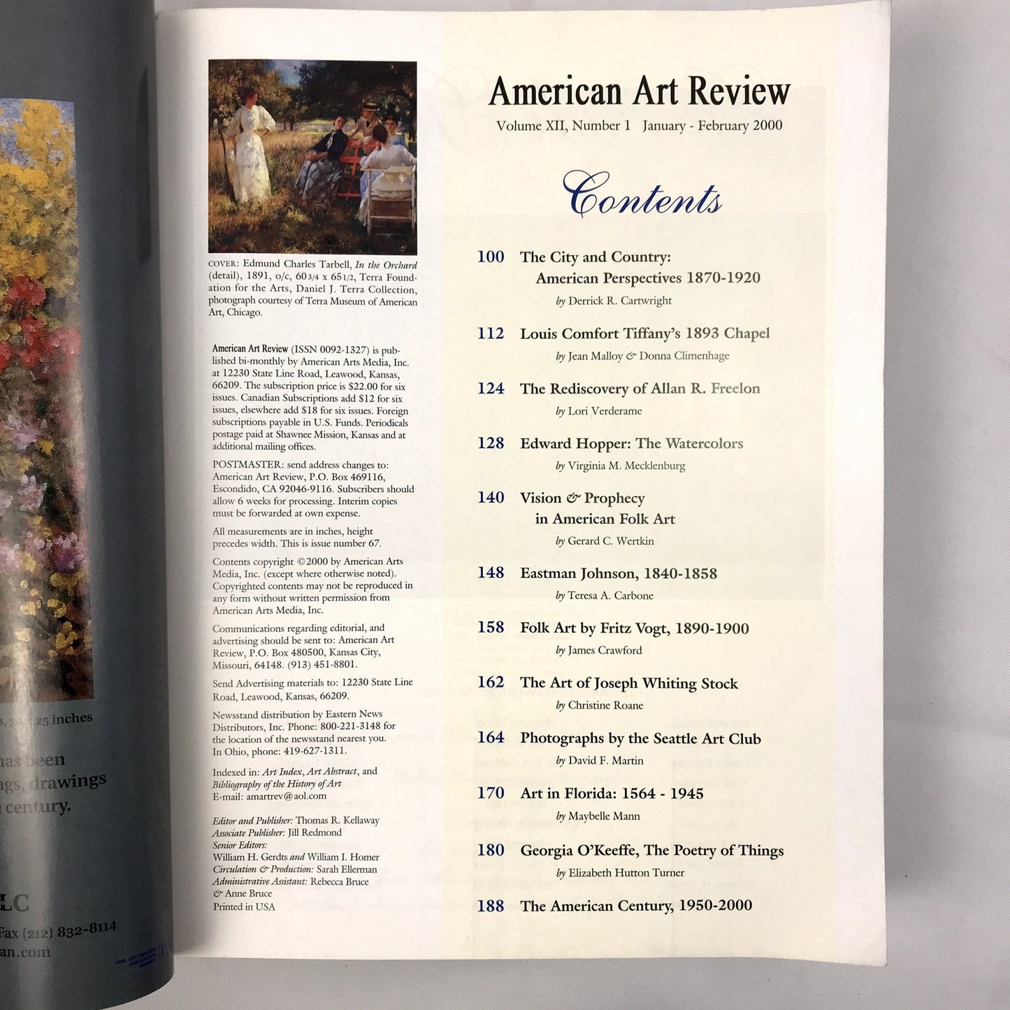 Lot of 7 American Art Review Illustrated Photographic Magazines (1999-2000)