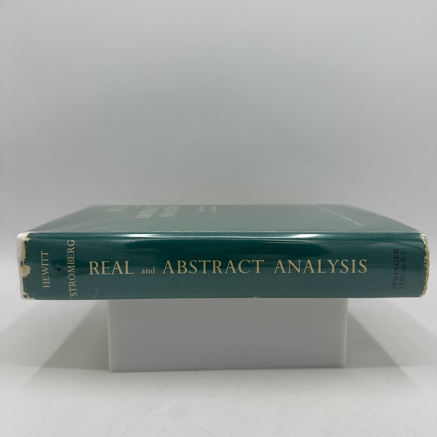 Real and Abstract Analysis Edwin Hewitt Karl Stromberg Science Math Theory
