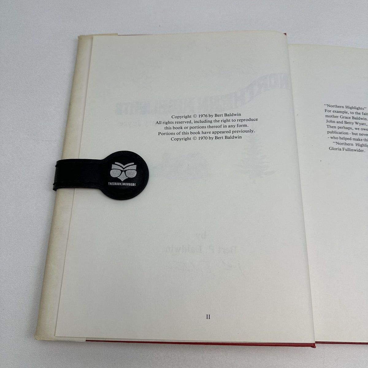 Northern Highlights Bert P. Baldwin 1976 1st Edition Inscribed Alaskan Memoir
