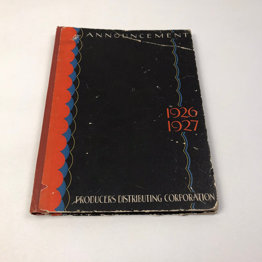 Producers Distributing Corporation Announcement 1926-27 Early Film Distribution