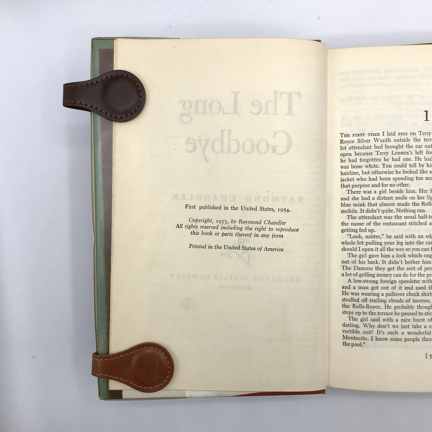 Lot of 2 The Long Goodbye Raymond Chandler 1954 HC Book Club/First U.S. Edition