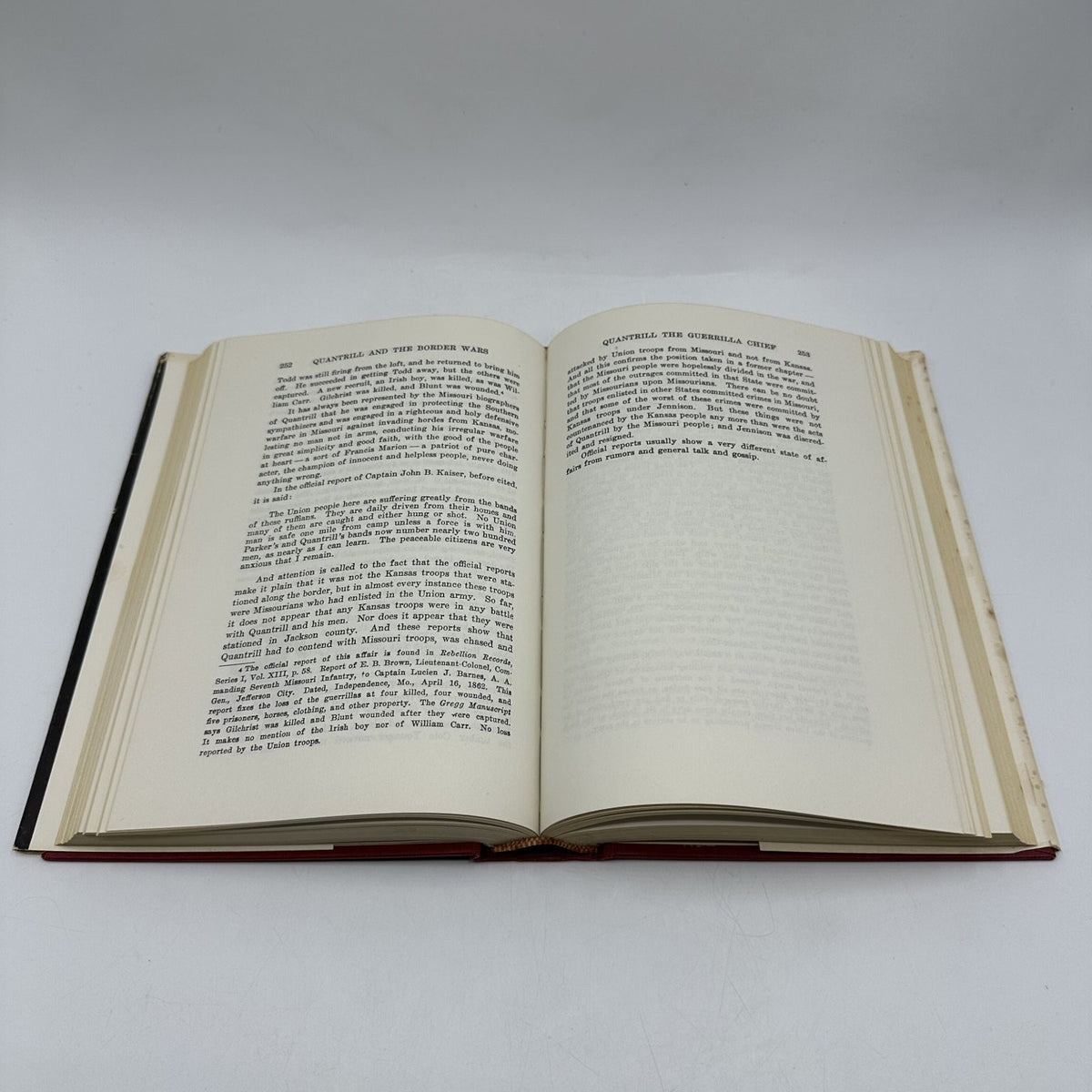 Quantrill and The Border Wars Connelley 1956 American Civil War Pageant Book