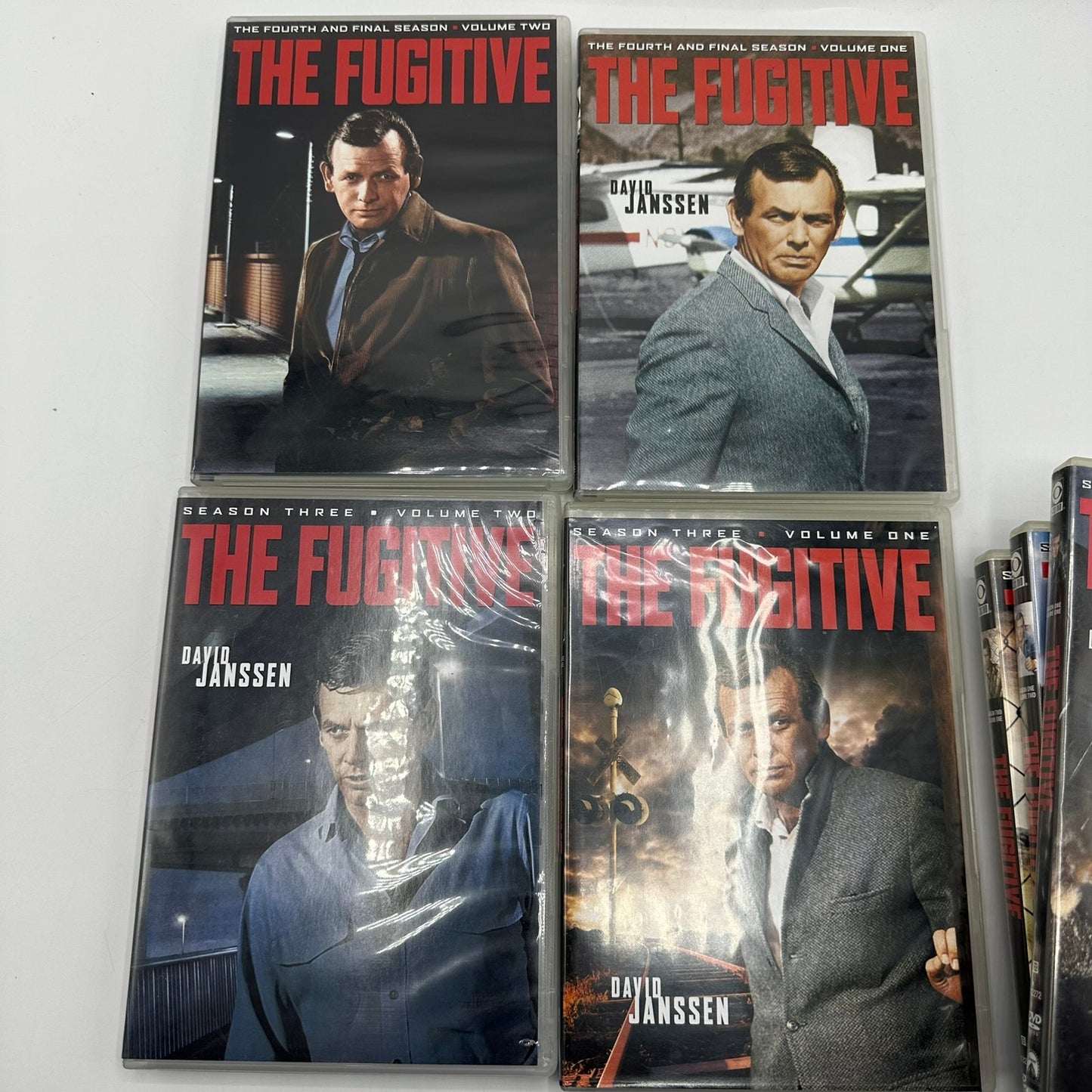 The Fugitive Complete 4 Seasons DVD Set David Janssen Action Thriller Mystery