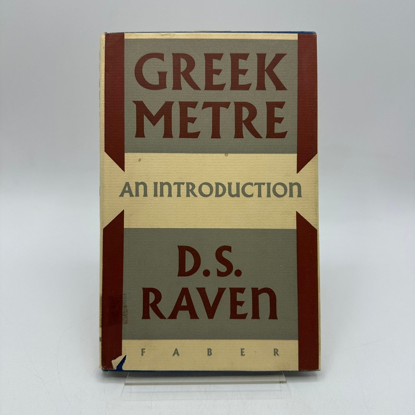 Greek Metre An Introduction David S Raven Foreign Language Study Lyric Poetry
