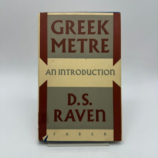 Greek Metre An Introduction David S Raven Foreign Language Study Lyric Poetry