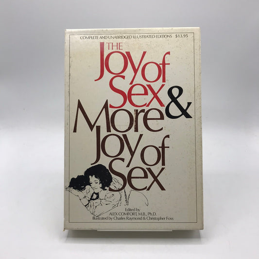 The Joy of Sex and More Joy of Sex Alex Comfort Set of 2  Slipcase Relationships