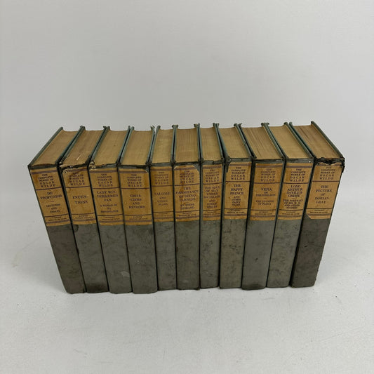 The Complete Works of Oscar Wilde 11 Volume Set Patrons Edition De Luxe 1923