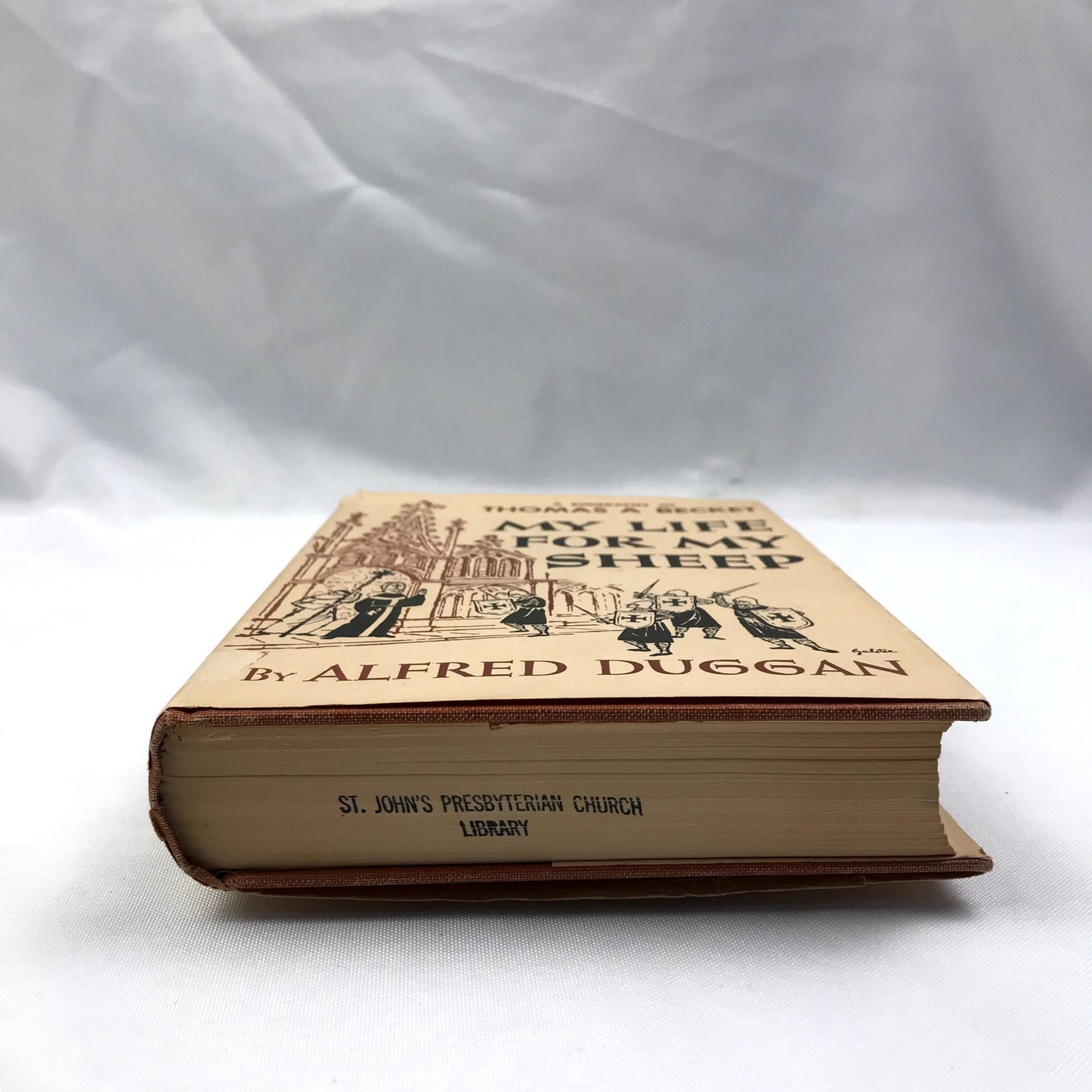 Thomas Becket My Life For My Sheep Hardcover Biography Book Alfred Duggan 1955