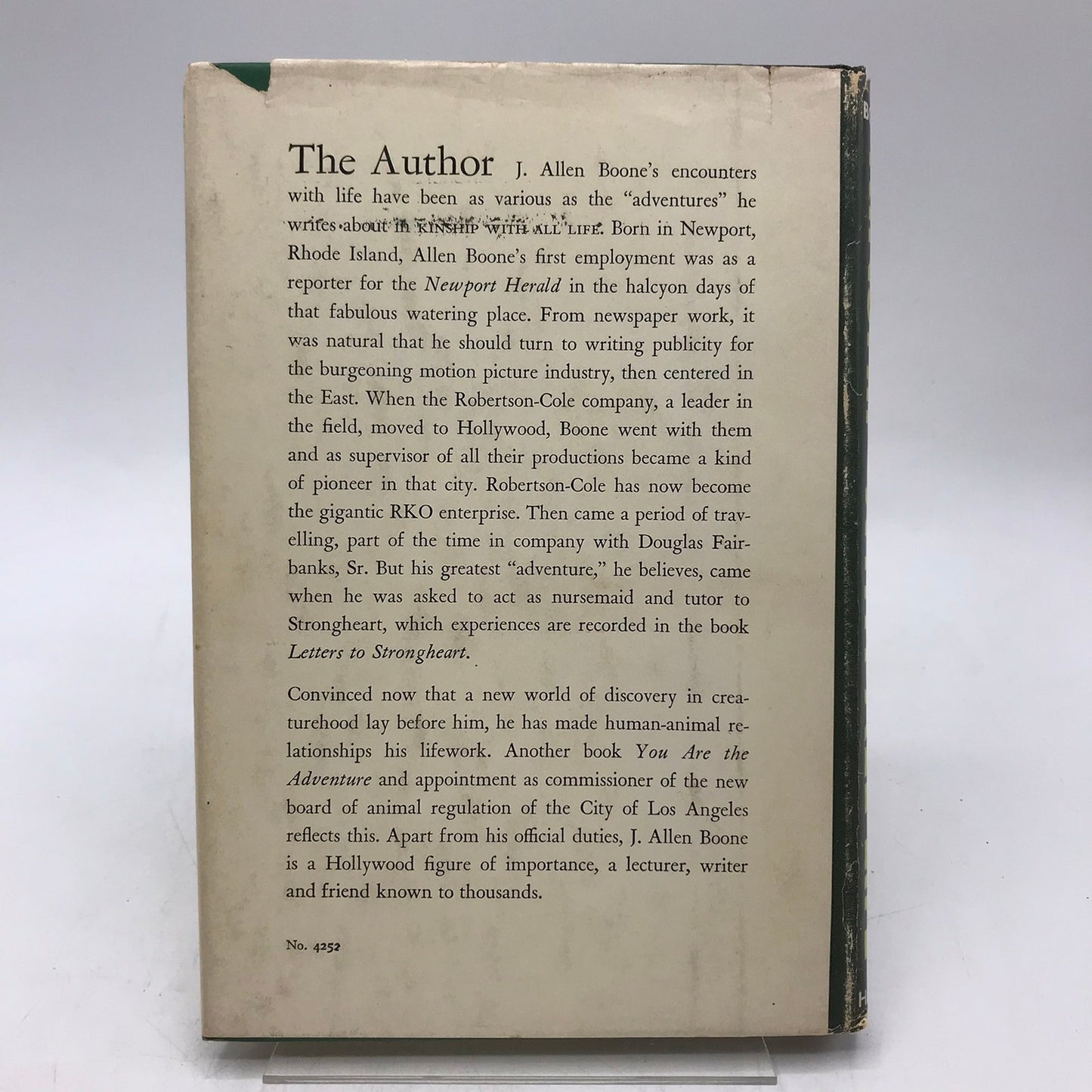 Kinship With All Life J Allen Boone Animal Pet Communication Nature Philosophy