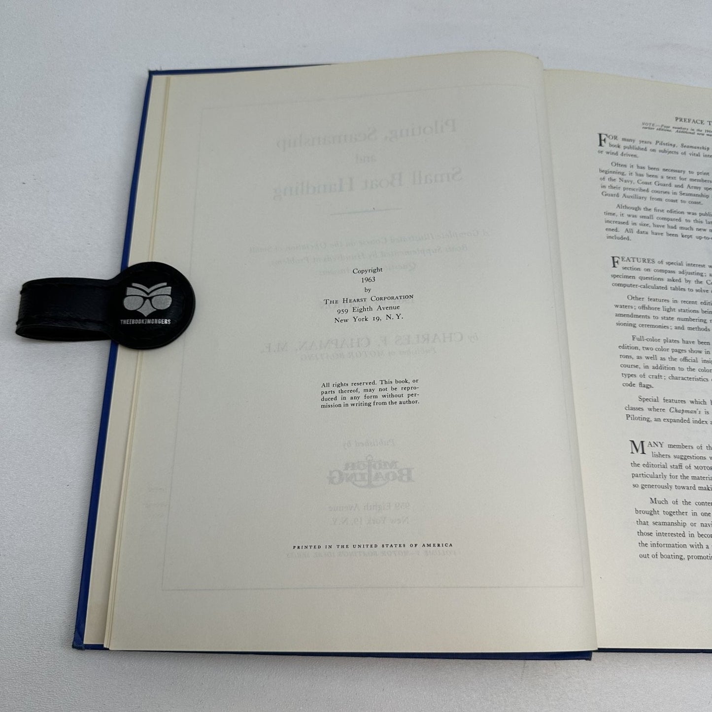 Piloting Seamanship Small Boat Handling Charles F. Chapman 1964-65 Motor Boating