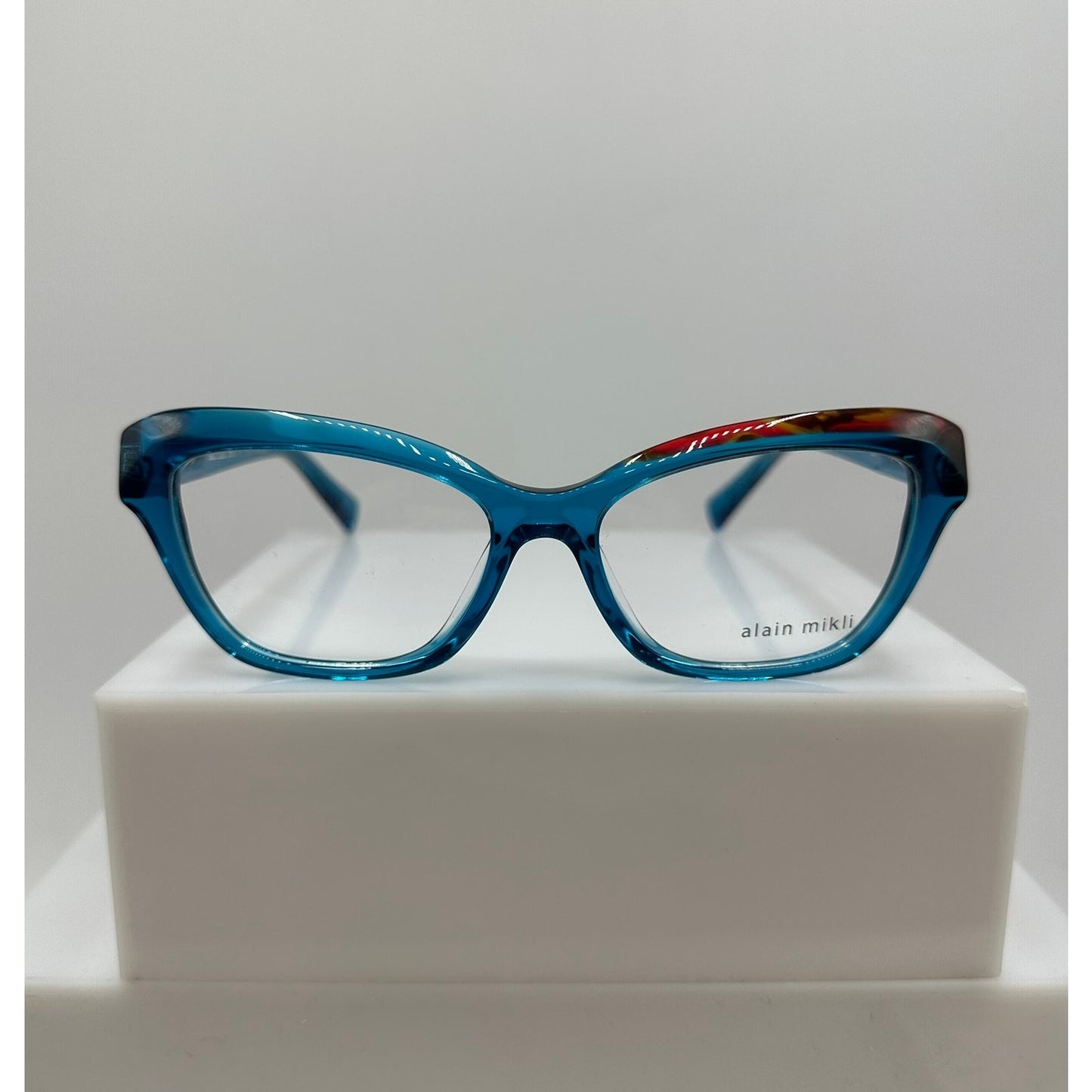Alain Mikli Sephine A03147 003 Teal Dune Red Light Blue Womens Frames 54-16-145