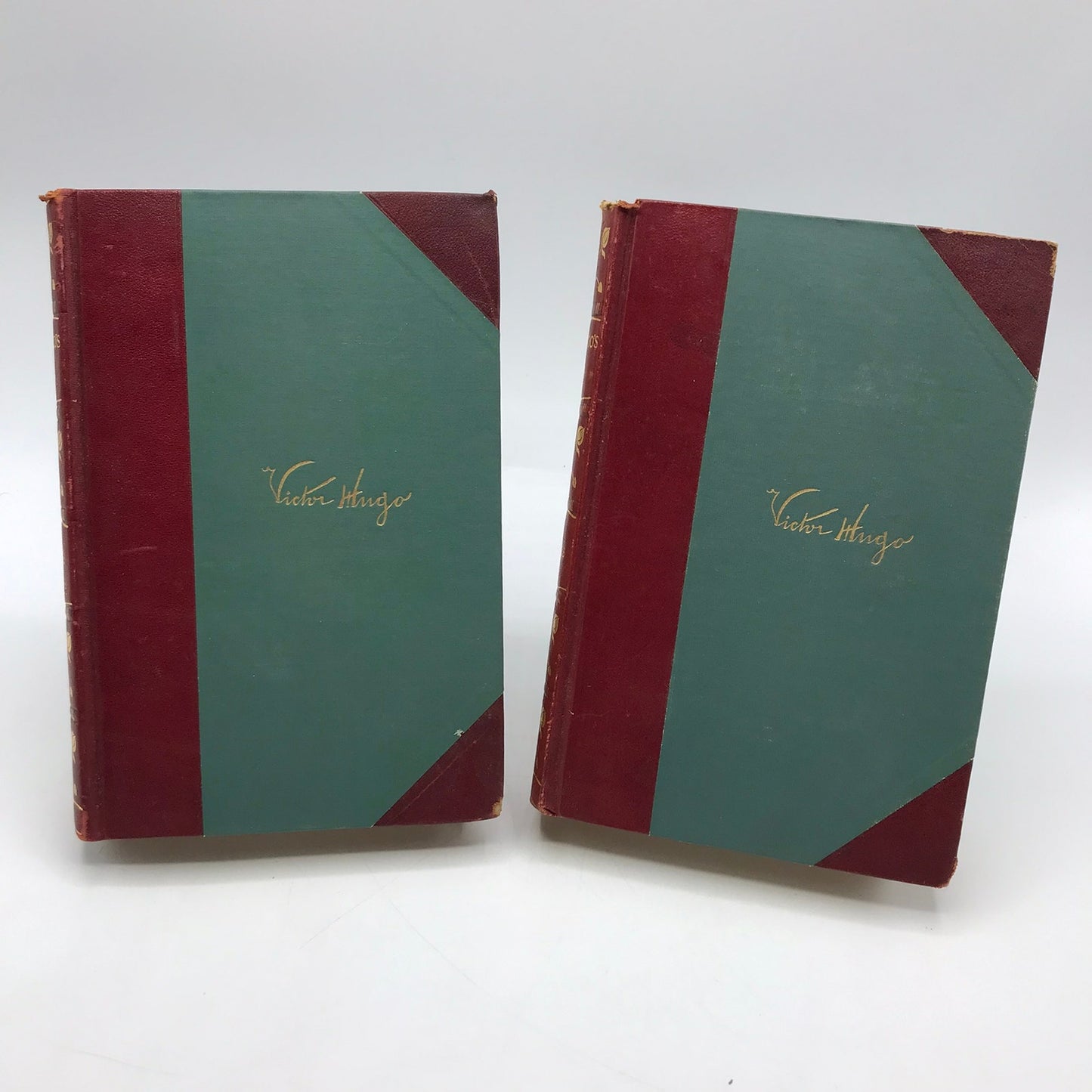 The Works of Victor Hugo Les Miserables 2 Vol Hardcover Book Set 1887 Kelmscott