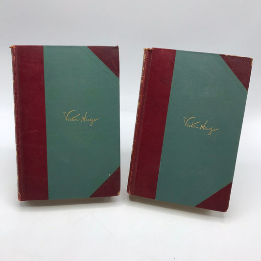The Works of Victor Hugo Les Miserables 2 Vol Hardcover Book Set 1887 Kelmscott