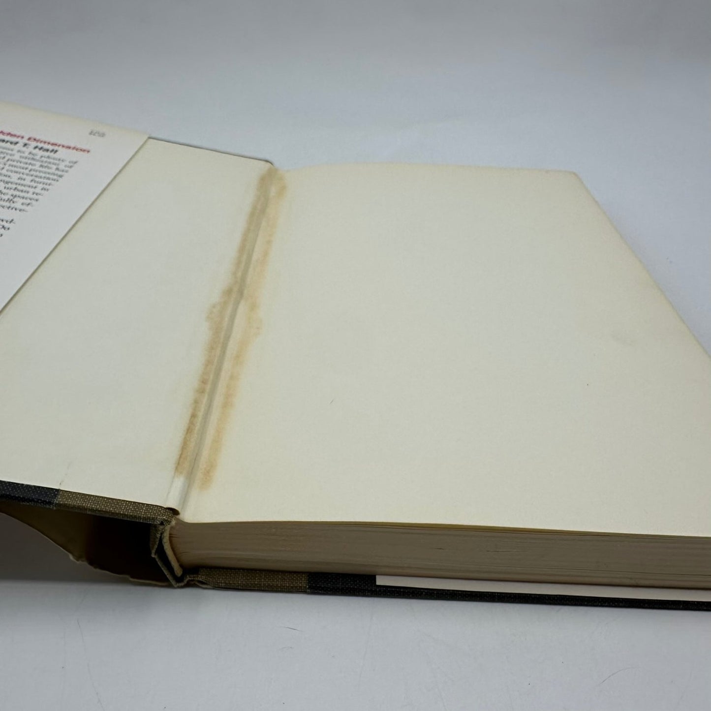 The Hidden Dimension Edward T. Hall 1966 First Edition Anthropology Doubleday